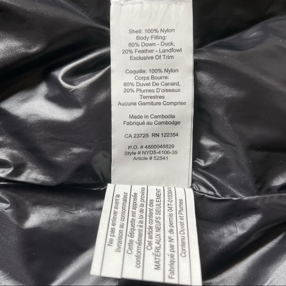 Aritzia Community Down Puffer Vest Glossy Black XXS - Picture 9 of 10